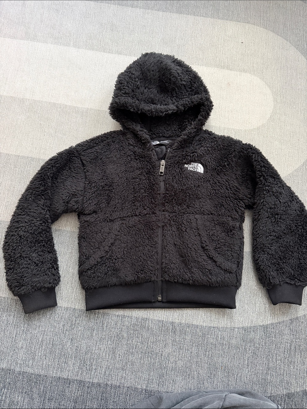 The North Face Black Sherpa Fleece Hoodie for Kids